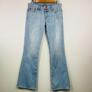 Vintage Lucky Brand Jeans 8/29 (29x30) Vintage Button Fly Light Wash Bootcut 29